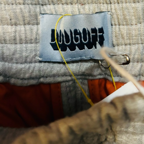 DDUGOFF D Designer Quilted Shorts Grey/ Orange Sz Small Inseam ‘9 RARE HOOPS🔥 - Picture 6 of 10